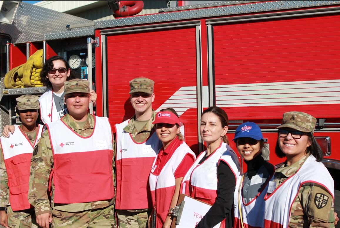MBA Service Team with Red Cross